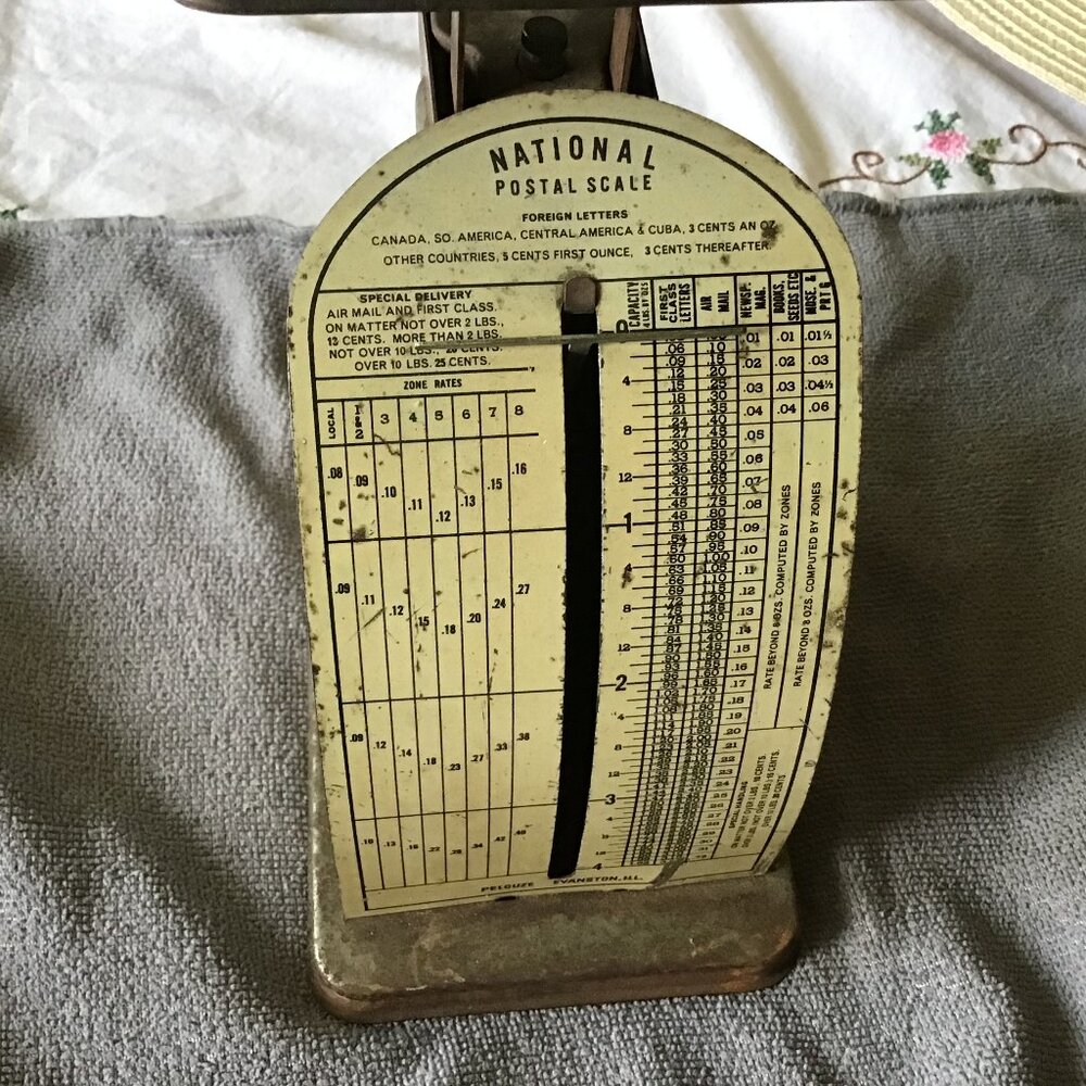 Vintage Pelouze Postal Scale - National Postal Scale - Working Order